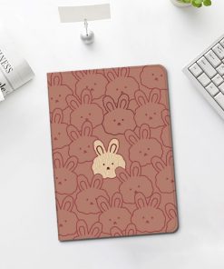 Cartoon Cute Rabbit Silicone Computer Case