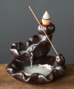 Alternative view of Creative Incense Burner Backflow Sandal Ceramic Incense Burner Ornaments