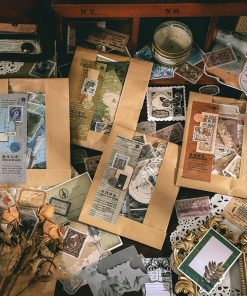 Retro Literary Hand Account DIY Material Stickers 200 Sheets Into 4 Styles