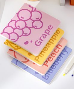 Alternative view of Simple Fruit Square Book Notebook Female Students Notepad