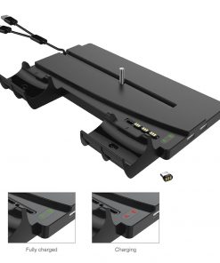 PS5 host multi-function charger stand, host stand stand with bluetooth handle charger charger