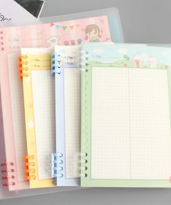 Cartoon colored refill paper