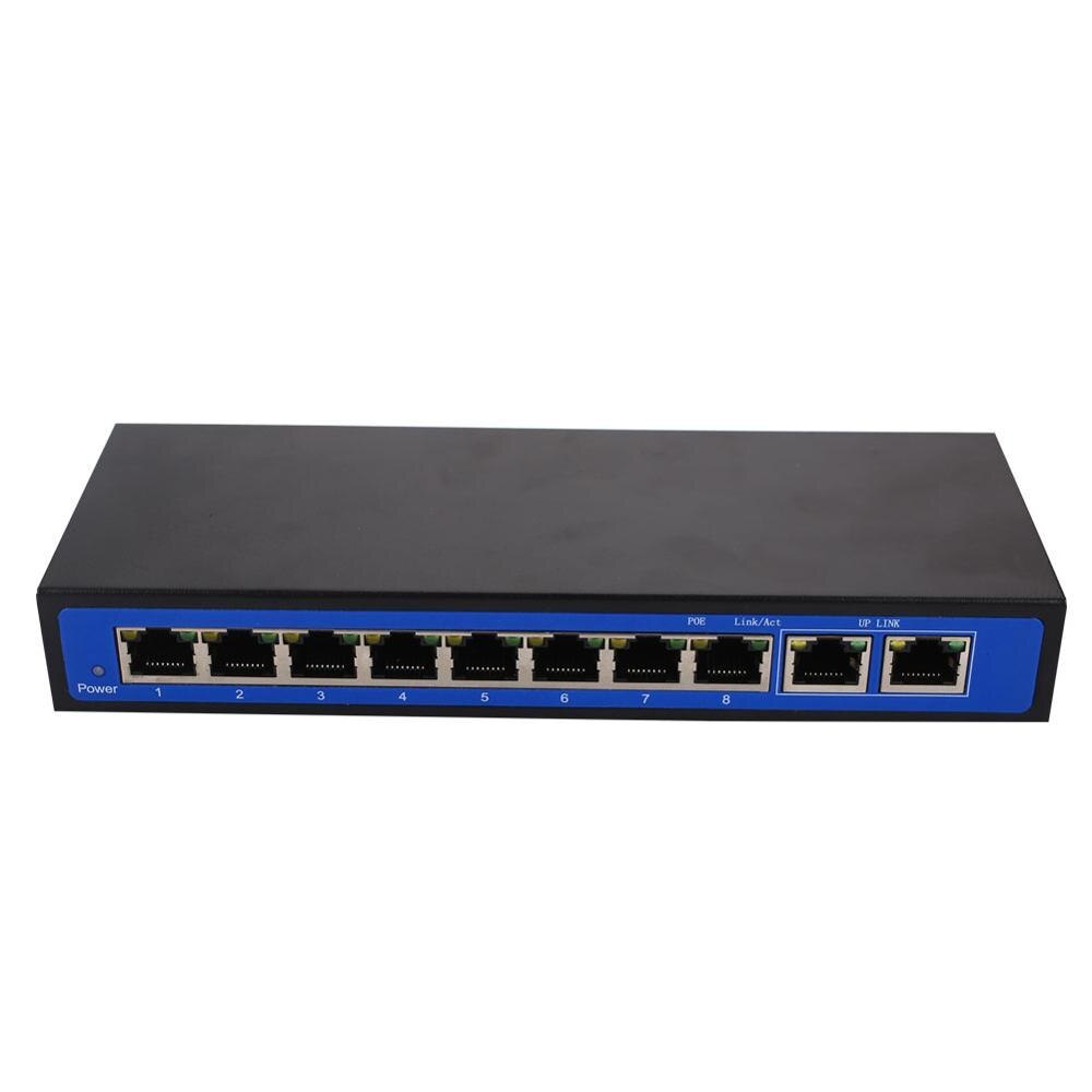 8+2 power 10 port 100M POE switch wireless AP 48V external power supply - Image 5