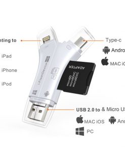 Mobile Phone Card Reader TF SD Multifunctional Four In One Universal