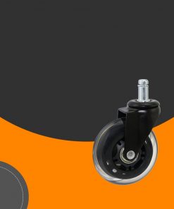 Benyu Casters 2.5 Black Transparent Wheel Furniture Wheel
