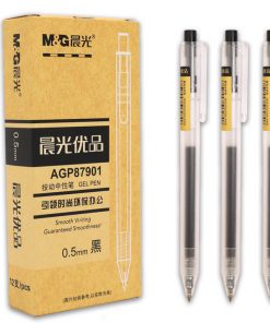 Simple Frosted Stick Retractable Gel Pen Sets