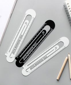 Alternative view of Black and white two-sided ruler