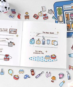 Alternative view of Sticker Pack Little Life Home Series Hand-painted Cartoon Hand Tent Stickers 100 Sheets