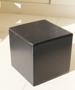 Square black and white gray packaging box carton