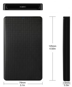 Alternative view of Grid Pattern Business Style USB3.0 Mobile Hard Disk Box