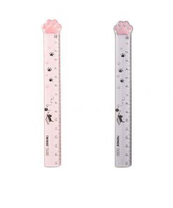 Student Creative Stationery Measuring Ruler Transparent Plastic