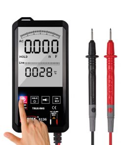Alternative view of Hanyan 8136 Large-Screen Intelligent Digital Multimeter, Multi-Function Touch Screen, Digital-Analog Dual Display, Automatic Buzzer Recognition