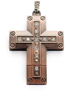 USB Flash Drive 32G Metal Cross USB Flash Drive