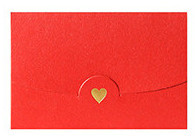 Alternative view of Small Greeting Card Envelopes Hot Stamped Love Special Paper Envelopes Western-Style Colored Small Envelopes Pearl Paper Envelopes