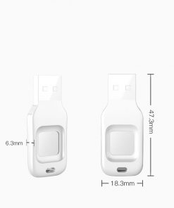 Alternative view of Fingerprint Input Into Encrypted U Disk