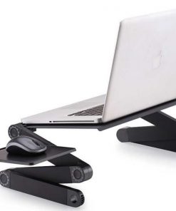 Alternative view of Folding Desk Retractable Adjustable Study Desk In Bed Aluminum Alloy Notebook Computer Bracket Lazy Desk