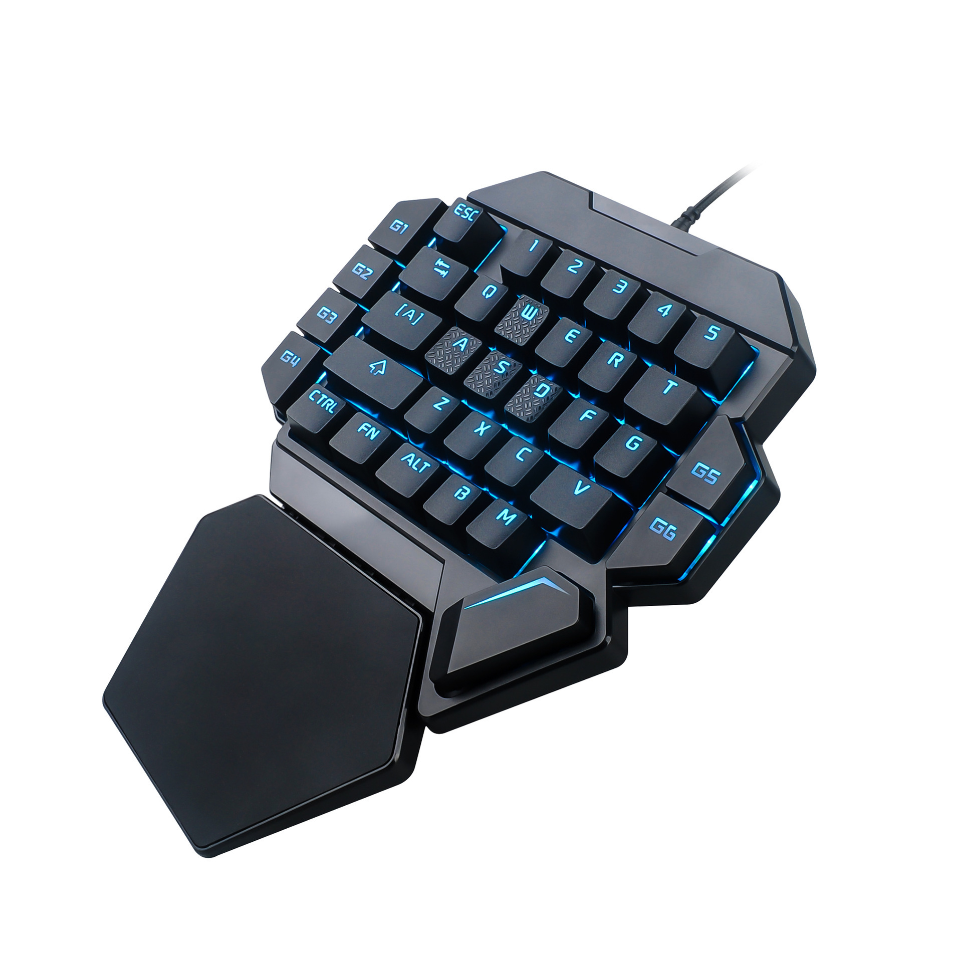 Eat Chicken One-handed Mechanical Keyboard Throne Left-handed Small Keyboard Mobile Game External Ebay Amazon Keyboard - Image 3