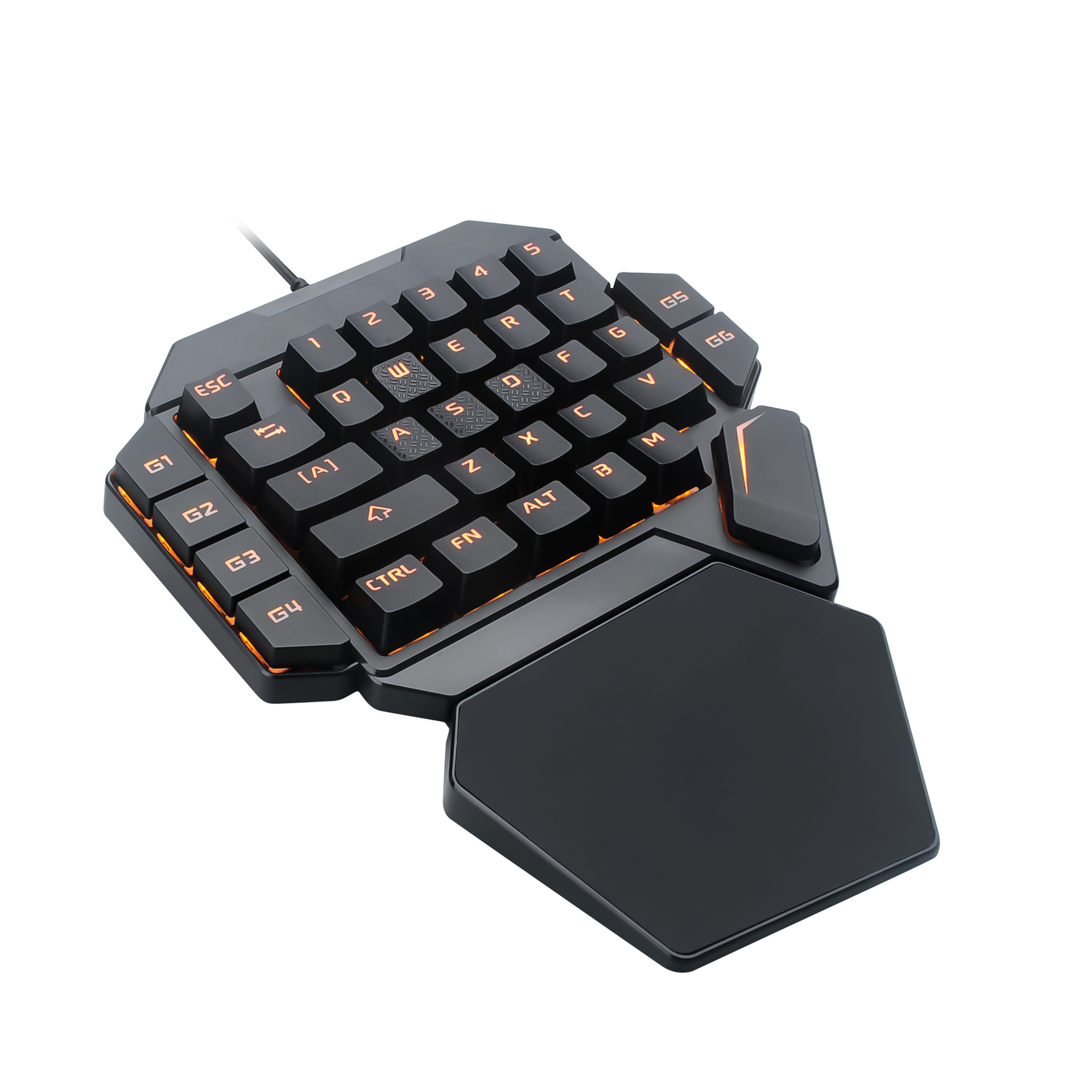 Eat Chicken One-handed Mechanical Keyboard Throne Left-handed Small Keyboard Mobile Game External Ebay Amazon Keyboard - Image 4