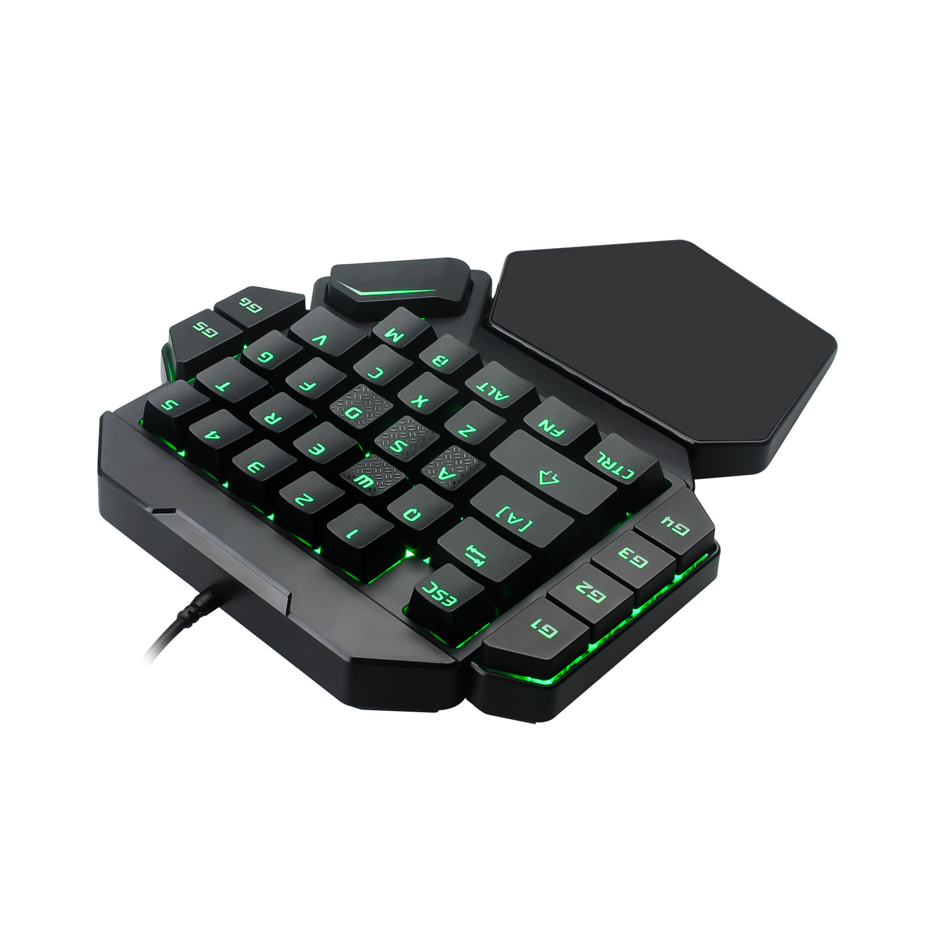 Eat Chicken One-handed Mechanical Keyboard Throne Left-handed Small Keyboard Mobile Game External Ebay Amazon Keyboard - Image 2