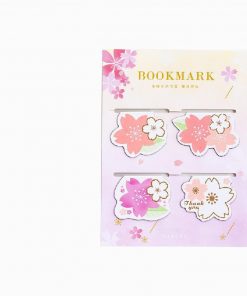 Alternative view of Yanji Magnetic Bookmarks Falling Sakura Series Cute Girl Gift Book Folder Fridge Magnet 4 Styles