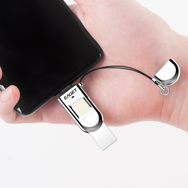 Fingerprint Encryption Mobile Phone U Disk Computer Dual-Use - Image 5