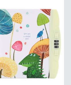 Alternative view of Children'S Codebook With Lock Notebook Cartoon Student Diary Book Korean Version Small  And Cute Note