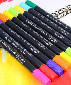 Alternative view of STA 80 Colors Set Water Based Ink Sketch Marker Pens Twin Tip Fine Brush Marker Pen For Graphic Drawing Manga Art Supplies