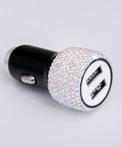 Diamond-Studded Car Mobile Phone Safety Hammer Charger