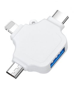 Alternative view of Suitable for Apple type-c Android three-in-one otg adapter connector U disk USB converter wholesale
