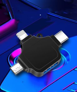 Suitable for Apple type-c Android three-in-one otg adapter connector U disk USB converter wholesale