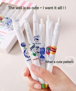 Fluorescent Pen Snacks Student Journal Key Mark Color Graffiti