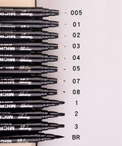 Comic extremely fine hand-painted pen