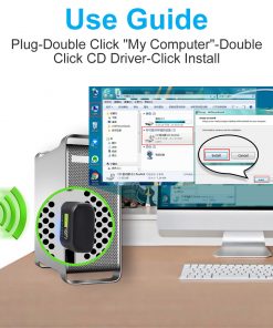 Alternative view of USB wireless network card