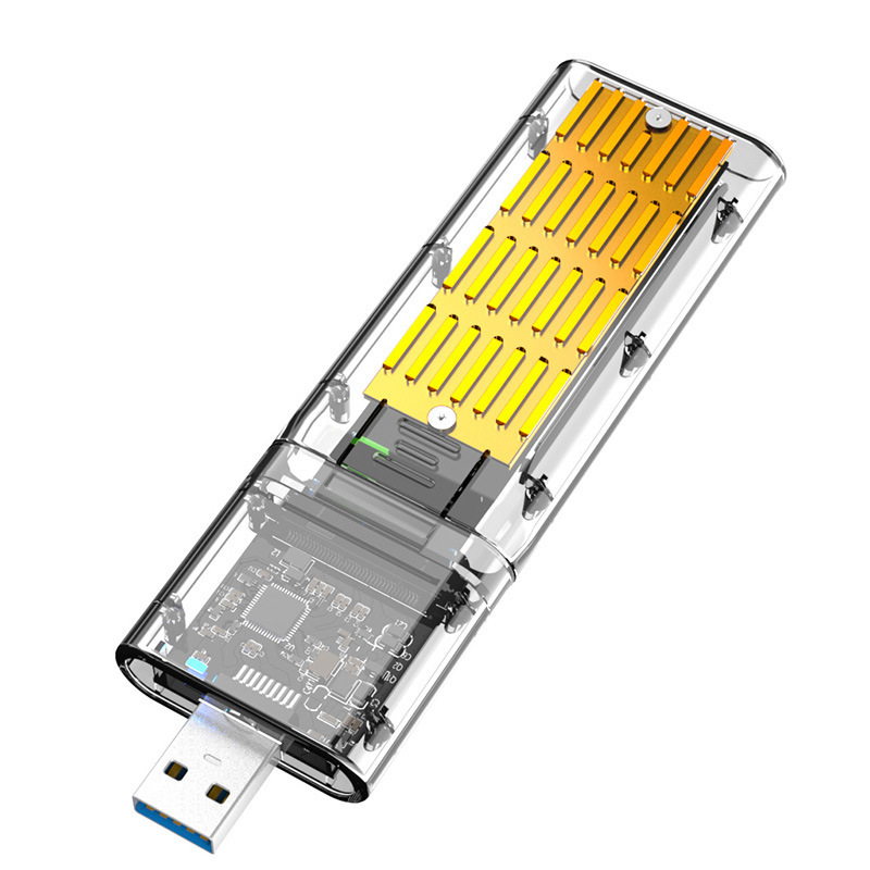 Transparent And Creative Solid State Mobile Hard Disk Box USB Interface - Image 7