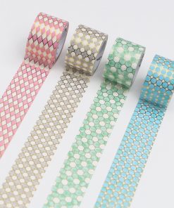 Alternative view of Bronzing and paper tape stickers