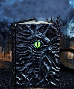 Notebook Embossed Magic Retro Hand Tent Dark Kraft Paper