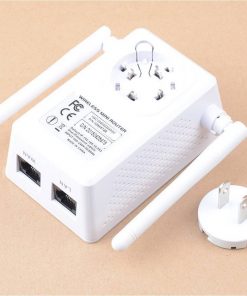 Alternative view of Dual Antenna Dual Network Port WIFI Repeater
