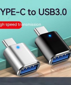 Type-c To Usb30 USB With Indicator Light Mobile Phone Mouse Keyboard Sound Card Car Charger OTG Adapter