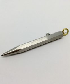 Six-sided stainless steel brass pen