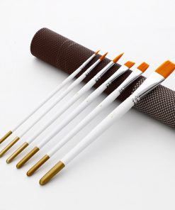 Alternative view of Set of 6 watercolor acrylic brushes