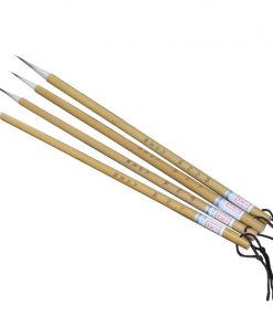 Writing Brush Lower Case Thin Gold Body Wolf Wool Hook Thread Writing Brush