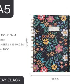 Alternative view of Annual Calendar A5 Coil Notebook English Book