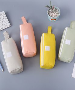 Alternative view of Canvas Double-Layer Stationery Box For Junior High School Students