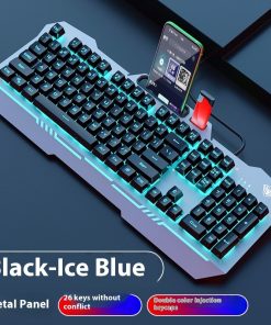 Mechanical Feeling Wired Key Mouse Headset Bundle