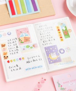 Alternative view of Sweet Notes Index Stickers PVC Marked Hand Tent Decoration Ins Study Notes