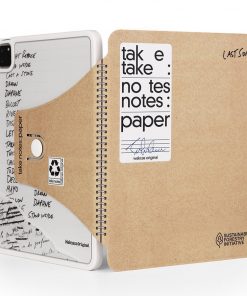 Alternative view of Kraft Paper Pattern Tablet Case