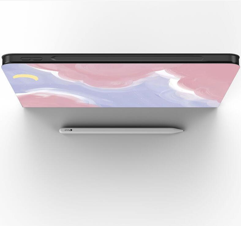 Literature And Art Simple Tablet With Pen Tray Protective Case - Image 4