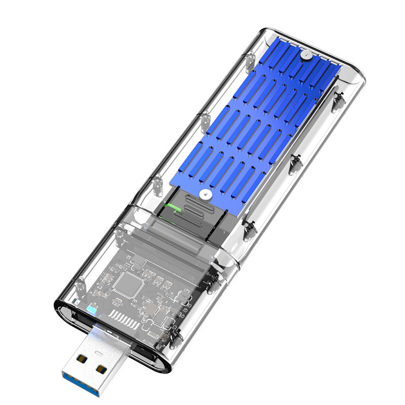 Transparent And Creative Solid State Mobile Hard Disk Box USB Interface - Image 8