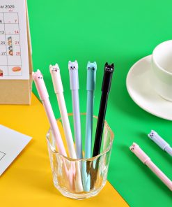 Cute pendulum cat gel pen