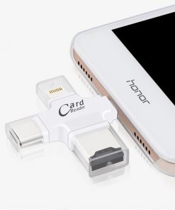 Four-In-One Multi-Function Mobile Phone Card Reader